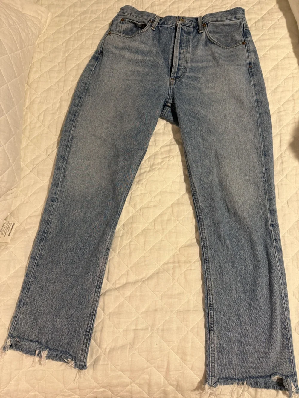 Agolde Riley High Rise Straight Crop Jean - Picture 2 of 7